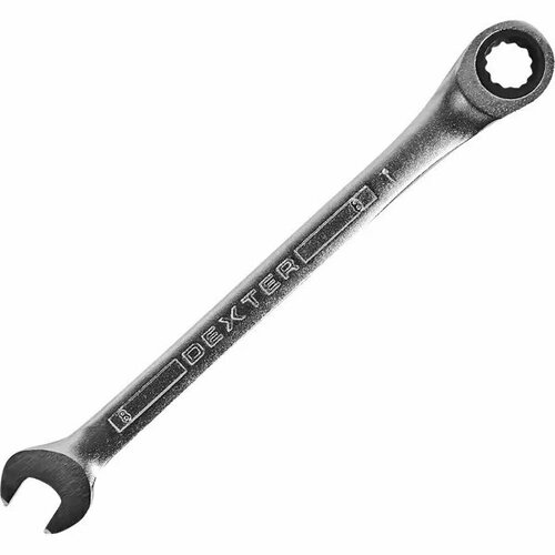 Ключ комбинированный с трещоткой Dexter HT205047 8 мм 1366₽