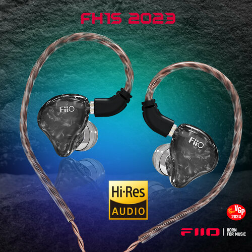 Наушники FIIO FH1s black 2023 внутриканальные наушники fiio fh1s black