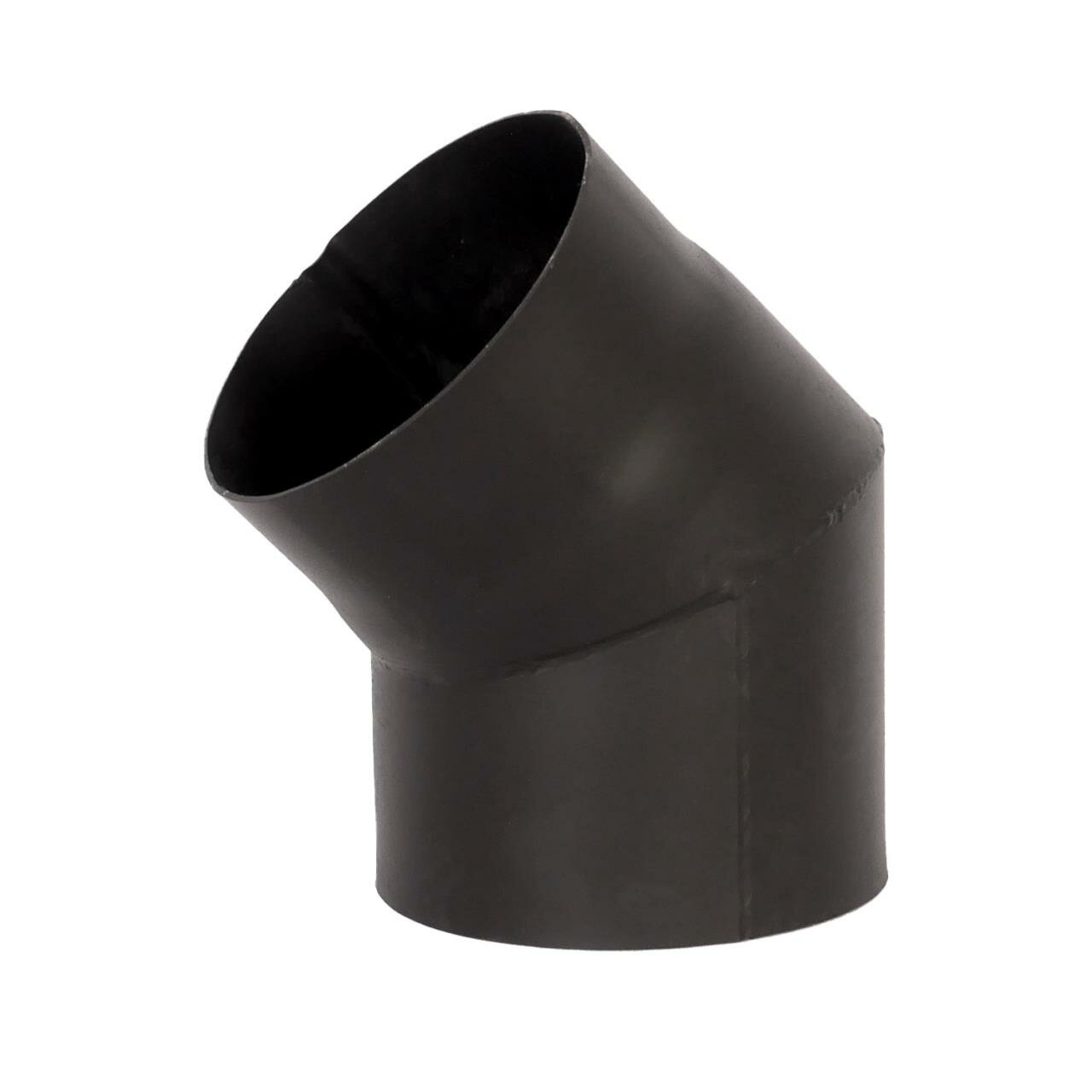 фото Отвод LAVA (конструкционная сталь 2мм, черный) 45x (120)