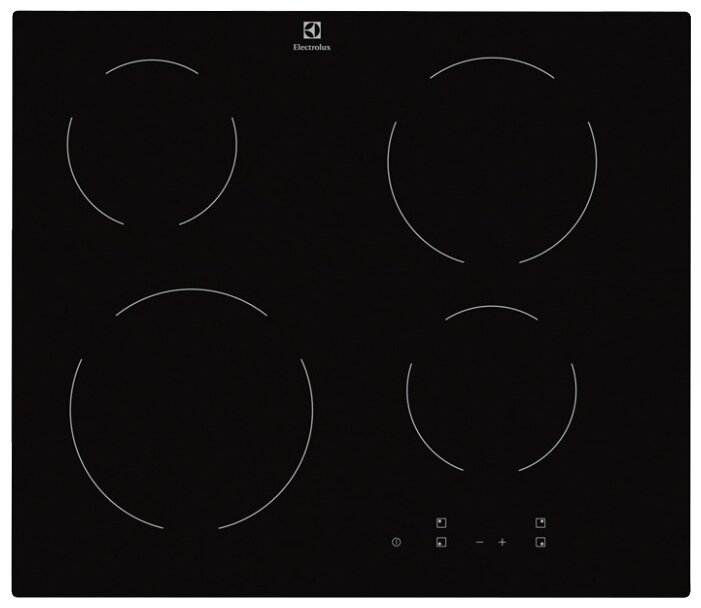 Электрическая варочная панель Electrolux EHV 56240 AK, цвет панели черный