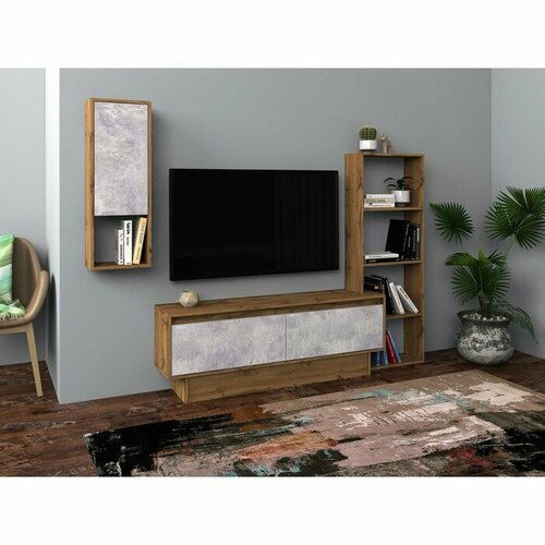 Гостиная Сенатор-1 1750 х 300 х 1410 дуб вотан цемент 18900₽