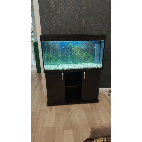 Аквариум 190 л AquariumBest с тумбой цвет Венге 101х32х63 ДхШхВ 29960₽