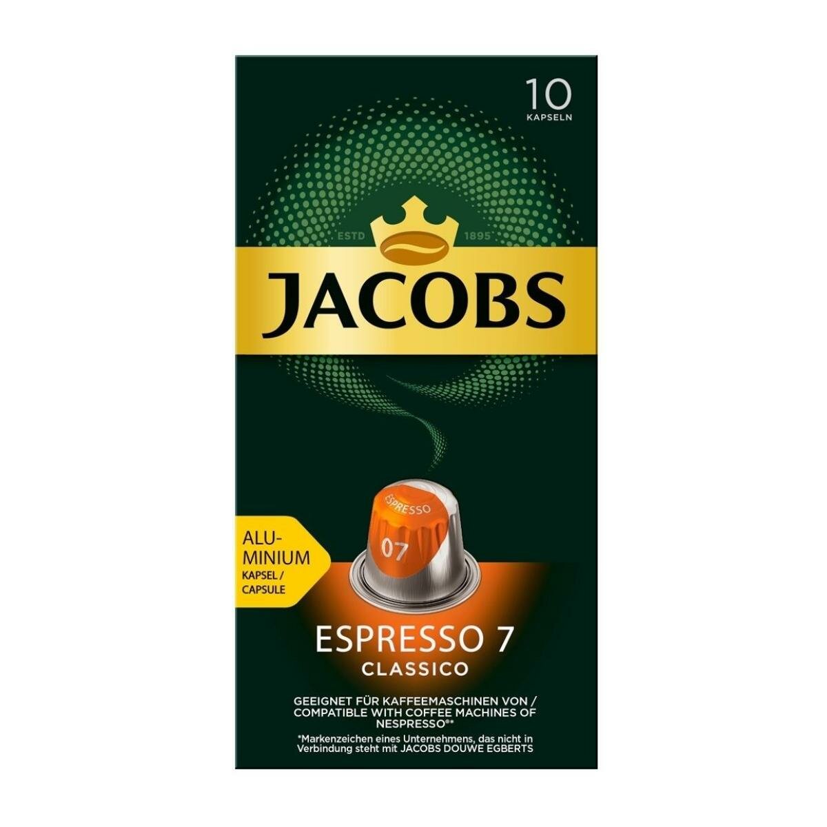 Кофе молотый Jacobs Espresso 7 Classico 10х52г - фото №19