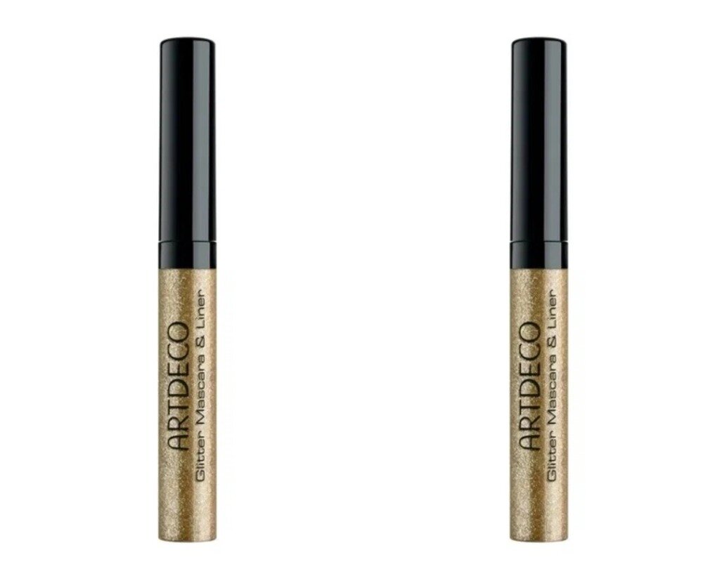 Тушь-лайнер для ресниц ARTDECO Glitter Mascara & Liner, тон 7, 5 мл, 2 шт