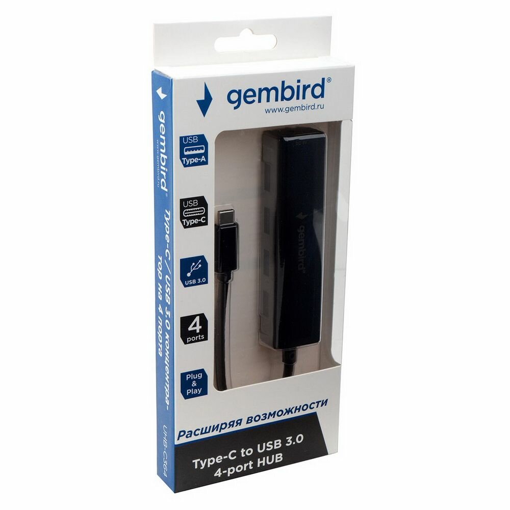 Разветвитель USB 3.0 Gembird - фото №12