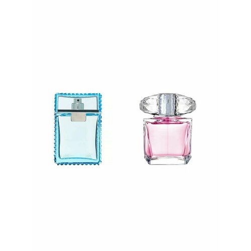 Подарочный набор для неё и для него по мотивам Versace Man Eau Fraiche, Versace Bright Crystal 2 по 5 мл набор парфюмерии versace подарочный набор мужской eau fraiche