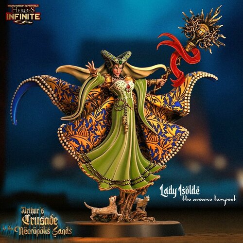 Миниатюра Warhammer Bretonnia Lady Isolde