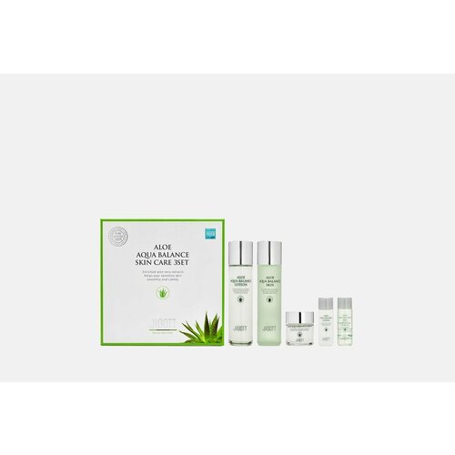 Подарочный набор средств с экстрактом алоэ вера JIGOTT ALOE AQUA BALANCE SKIN CARE 3SET успокаивающий тонер с алоэ вера it s skin aloe relaxing toner 150 мл