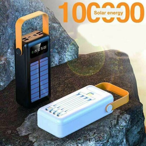 Повербанк 100000 mah power bank пауэрбанк быстрая зарядка power bank 40000 mah пауэрбанк повербанк на солнечной батарее 40000 mah 22 5w solar черный