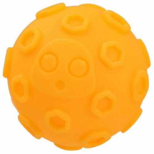 Игрушка для купания Mum&Baby - Тактильный мячик, цвет розовый/оранжевый, 1 шт. развивающая игрушка happy baby спираль 1 шт