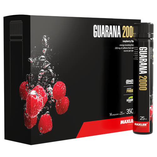 Maxler Guarana 2000 (14*25ml) (малина)