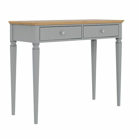 фото Консоль Гостиная Ольса 02 (1000) (серый №7042+антик №24) малогабарит