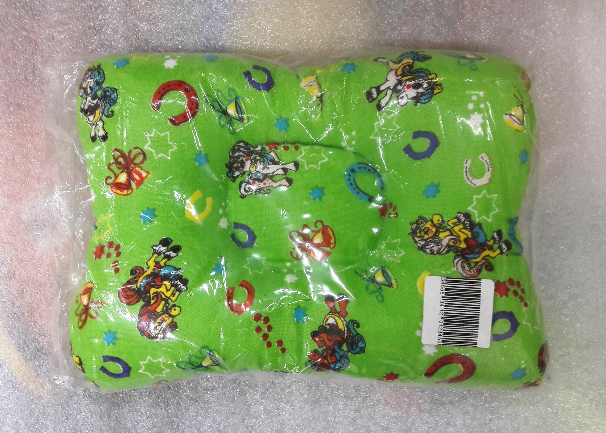 фото Подушка детская 100% хлопок "Бабочка" 30*20