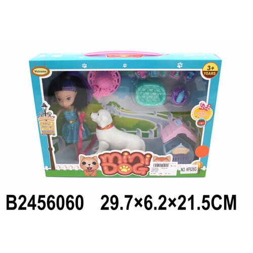 Набор Зоомагазин, в комплекте: кукла, собачка, аксессуары NO MARK 2456060