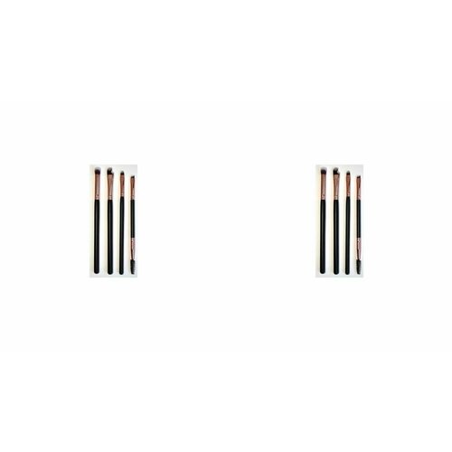 BBA Набор кистей для макияжа, 4 шт, 2 уп