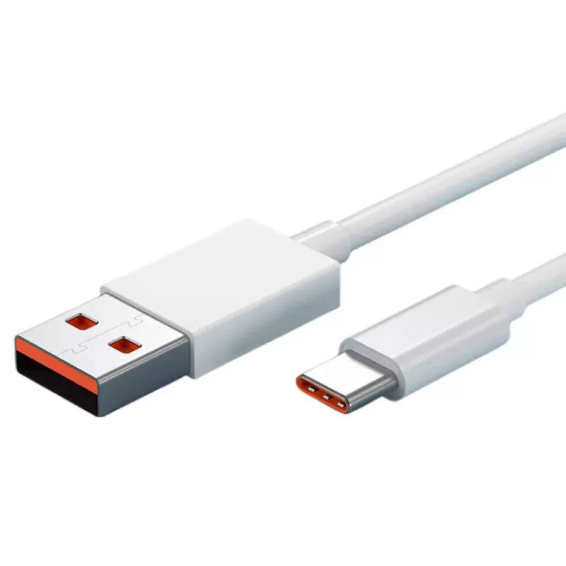 Сетевое зарядное устройство совместимое с Xiaomi с USB входом 67W в комплекте с кабелем Type-C USB 6A — фото 1