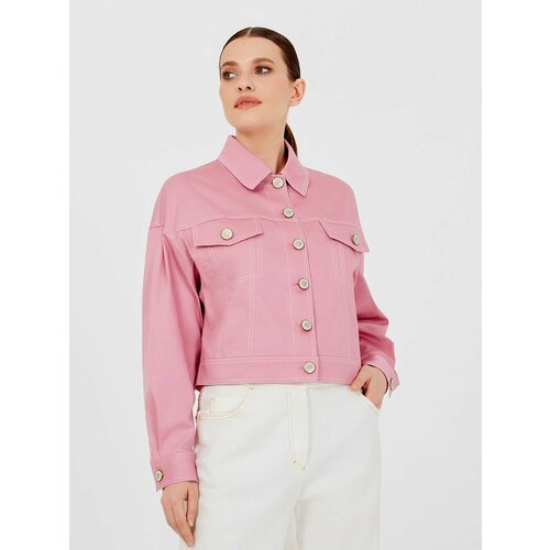 Куртка Lo, размер 50, розовый куртка lo размер 50 розовый