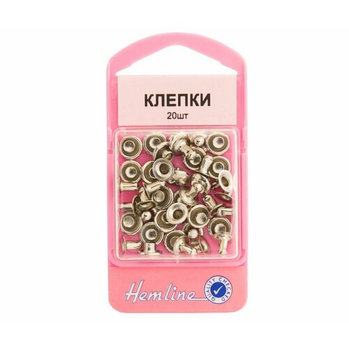 Набор клепок 7 мм цвет никель 20 шт 370₽