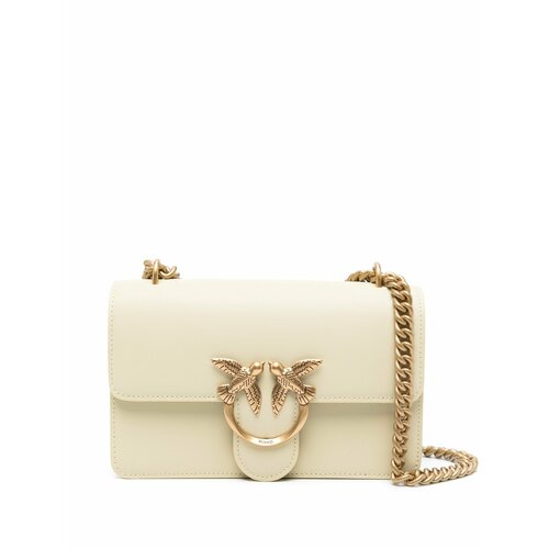 сумка pinko mini love bag half moon chinese new year white Сумка Pinko, желтый