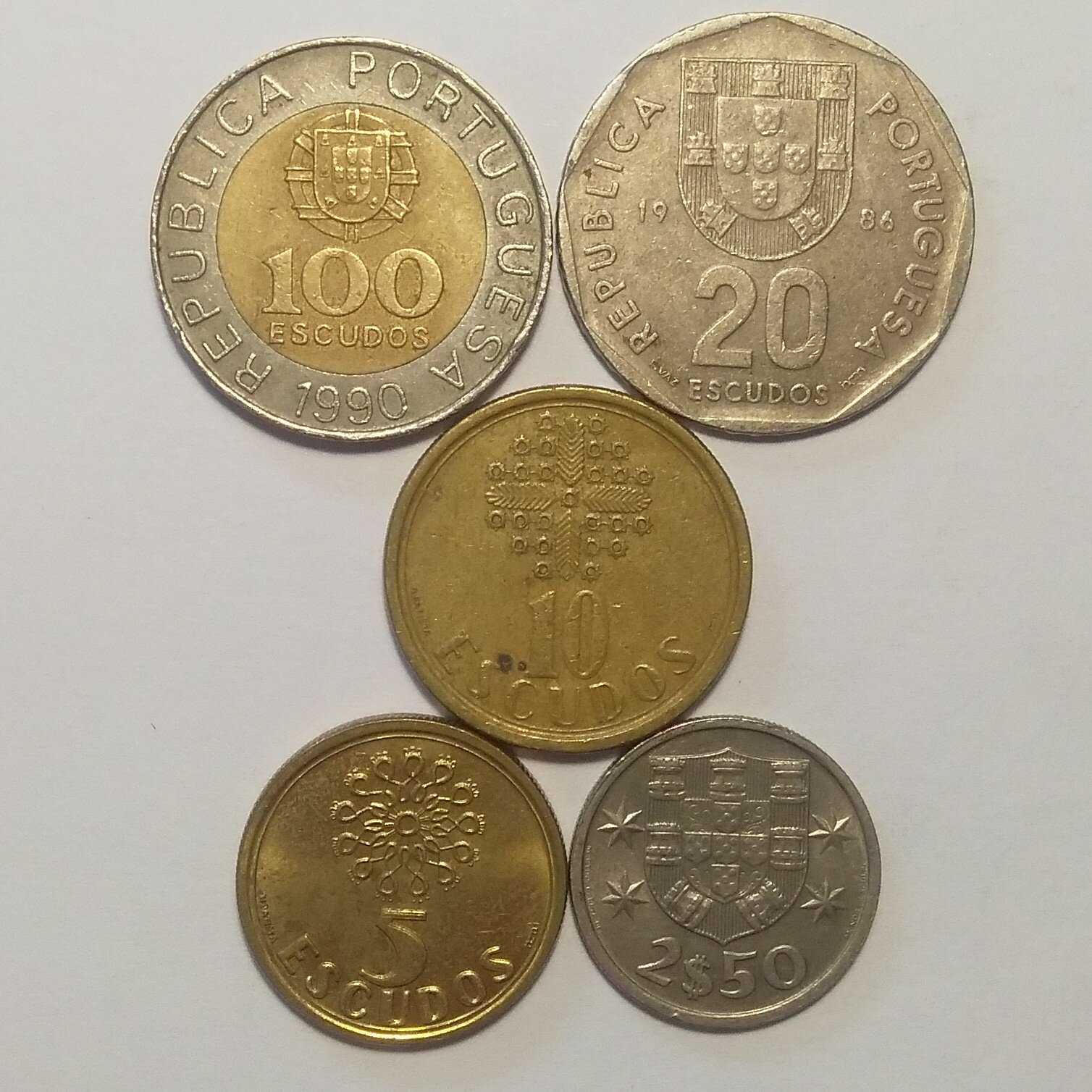 Набор монет Португалии