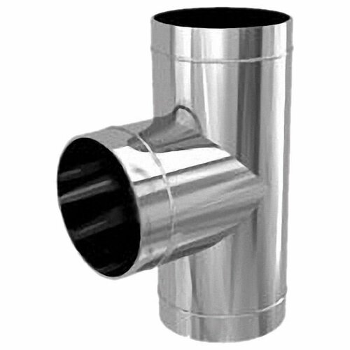 Тройник Дымотек Д 115мм 90 градусов из нержавеющей стали 08мм JEREMIAS 1380₽