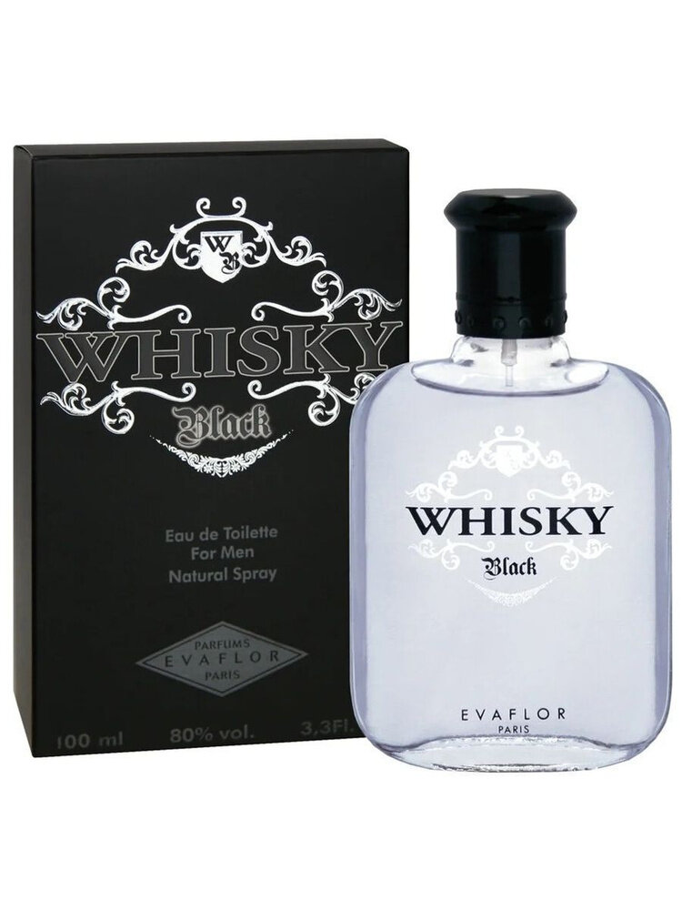 Evaflor, Whisky Black Man, 100 мл, Туалетная вода Мужская