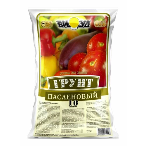 Грунт БИУД Для пасленовых 10л