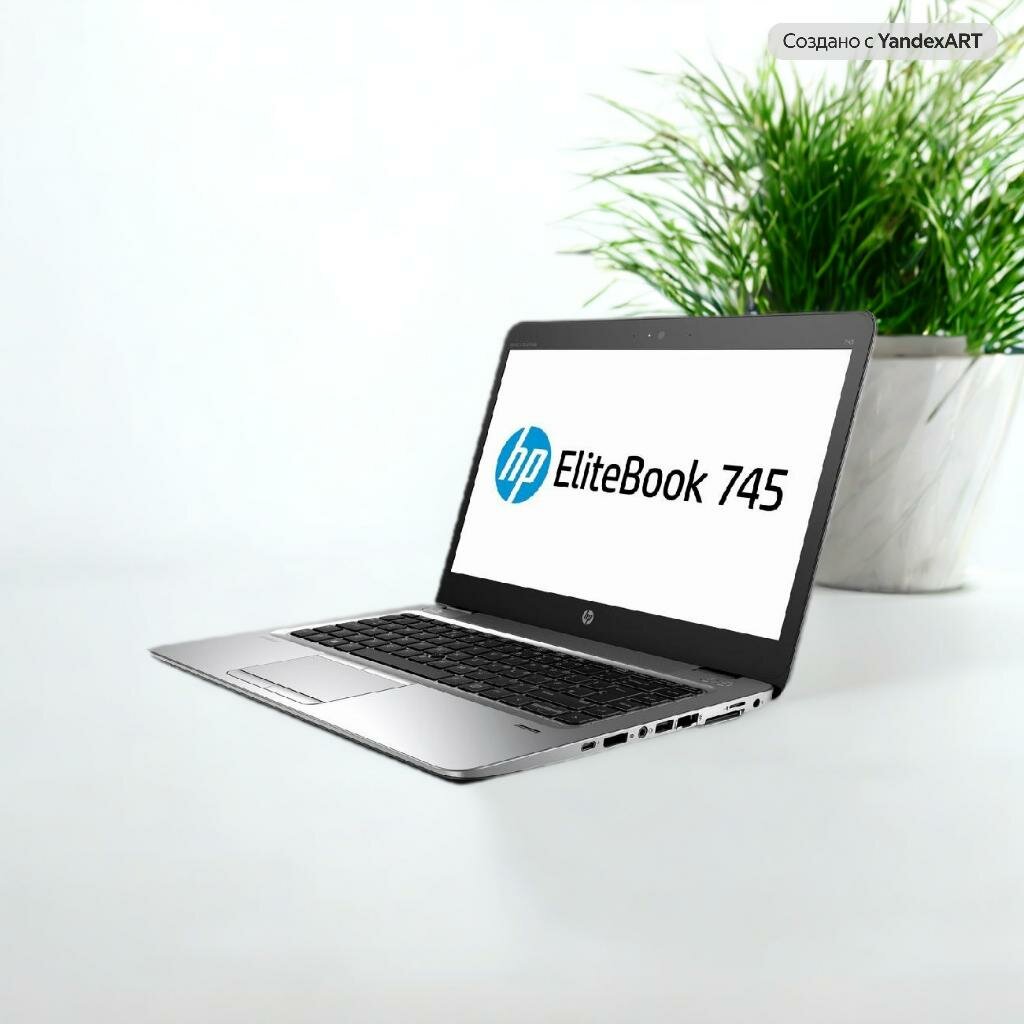 14" Ноутбук HP EliteBook 745 G3 (1920x1080, AMD A10 PRO 8700B 1.8 - 3.2 ГГц, RAM 8 ГБ, SSD 256 ГБ, Win 10 Pro)