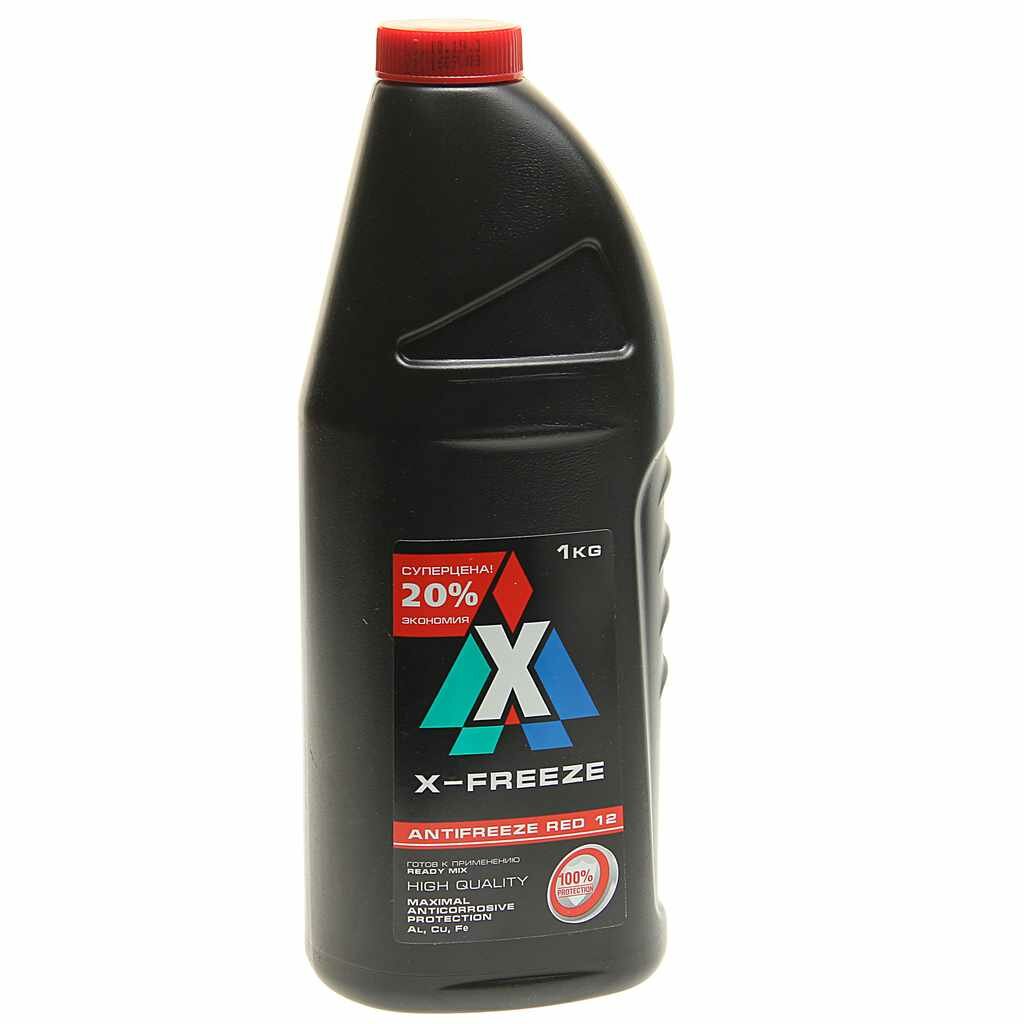 фото Антифриз -40C 1кг G12+ X-FREEZE, 430140008, тосол-синтез
