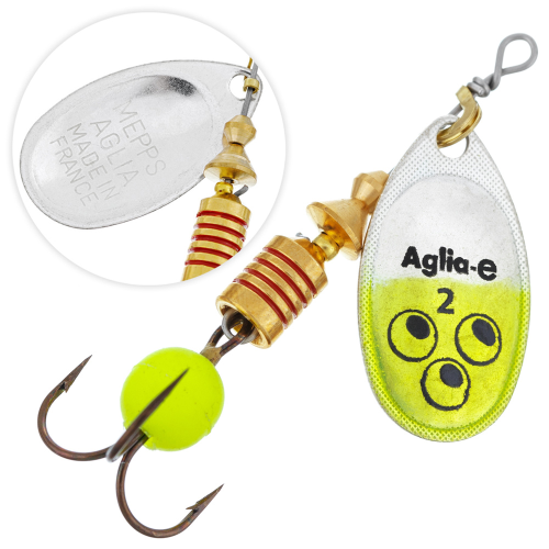 Блесна вращающиеся Mepps Aglia E №2 4,5 гр AG/CHART
