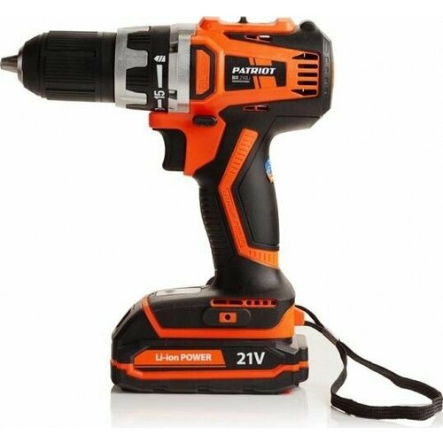 Аккумуляторный шуруповерт PATRIOT BR 210Li бесщеточная 180301550 6295500₽