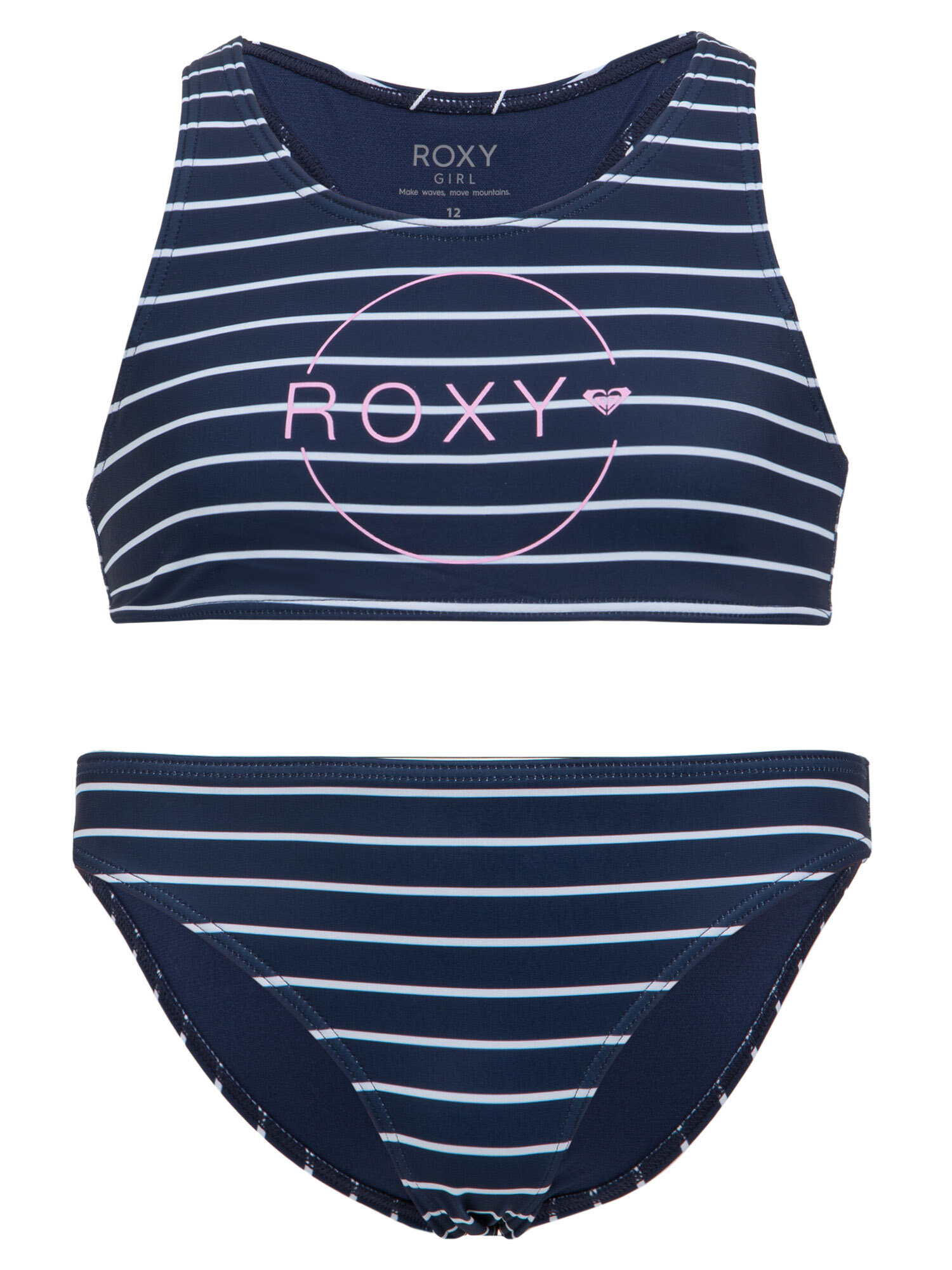 фото Купальник детский Roxy Bico Basic Stri Naval Academy La Basiqu Stripe (AGE:10)