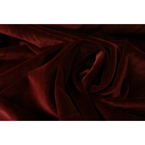 Бархат бордовый из хлопка 2799₽