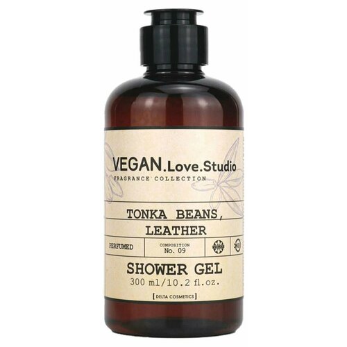 Гель для душа Vegan Love Studio Tonka Beans Leather 300 мл 422₽