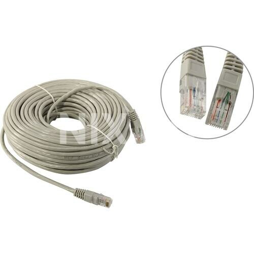 фото Patch Cord UTP (коммутационный шнур витая пара) - Patch Cord UTP кат.5e 25м, серый