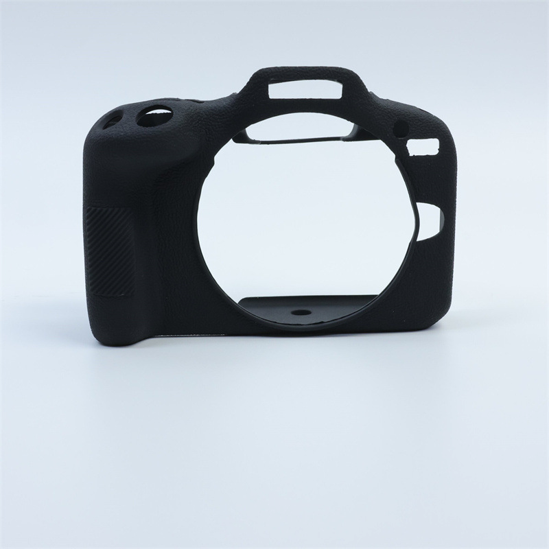 Силиконовый противоударный чехол MyPads Antiurto для фотоаппарата Canon EOS R50 черный