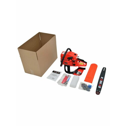 Бензиновая цепная пила KASKAD CS-510 52 см3 23 кВт 28 л с Ручной инструмент для распила бензопила 10745₽