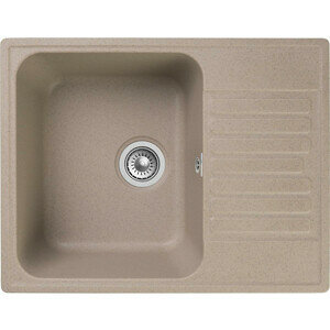 фото Кухонная мойка GranFest Quarz GF-Z13 с сифоном, песочная