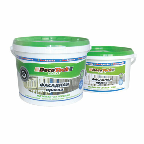 Краска вэ DecoTech Eco Фасадная 3кг 771₽