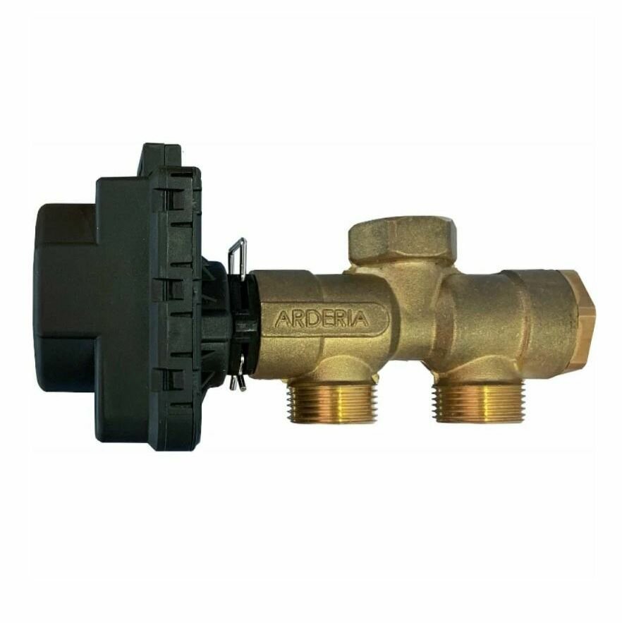 фото Клапан трехходовой с электроприводом 3/4" Arderia