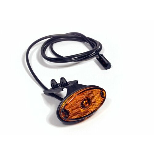 Фонарь габаритный LED овальный желтый 102x46 12 24V с кабелем 150cm click in Kogel 6866₽