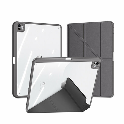 фото Чехол книжка dux ducis для apple ipad pro 11 (2024), magi series серый
