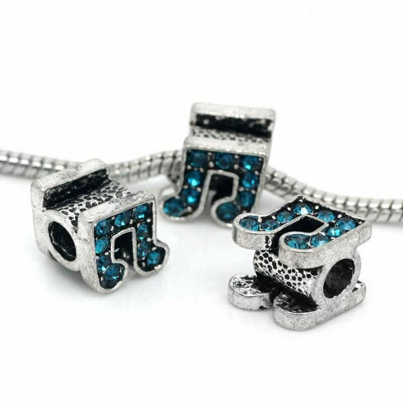 Шарм, стекло, серебристый/синий — фото 1