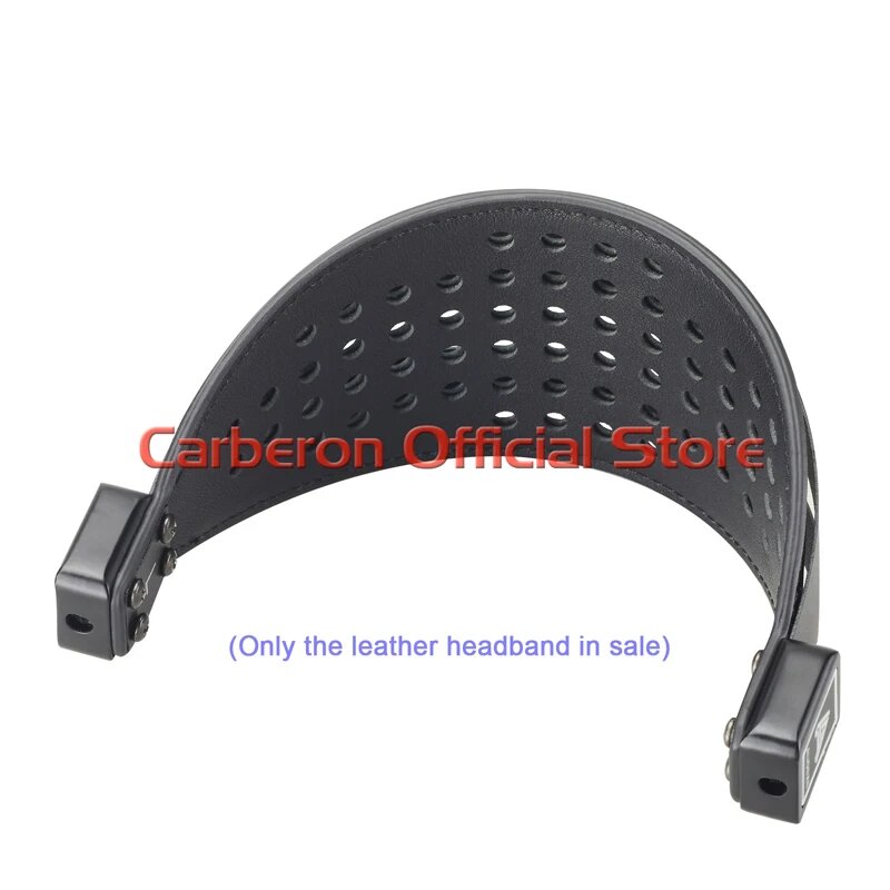 Ремешок для головы Carberon из натуральной кожи для наушников Audeze, Black