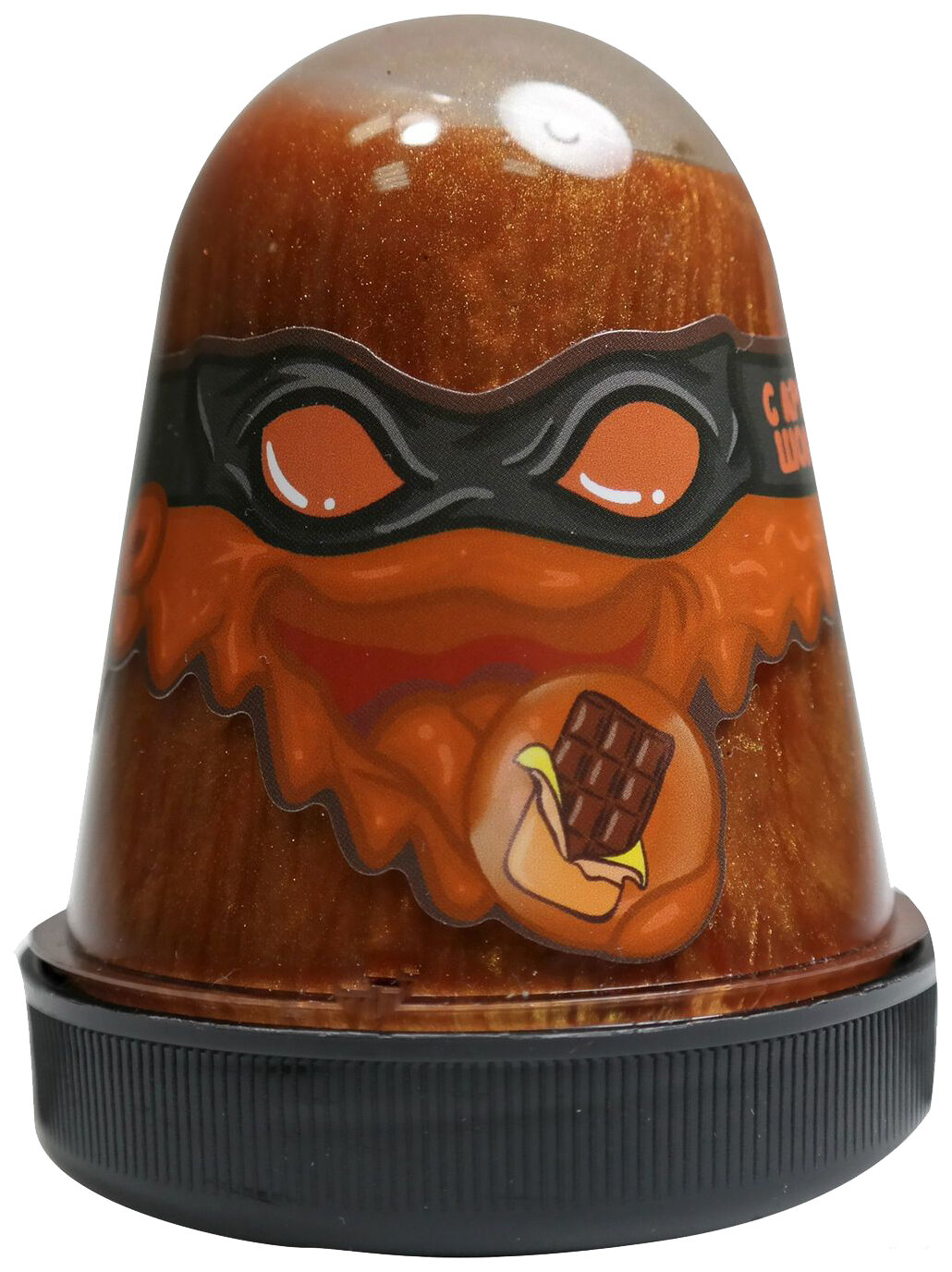 SLIME "NINJA", С АРОМАТОМ ШОКОЛАДА 130 Г. в кор.40шт Волшебный мир - фото №3