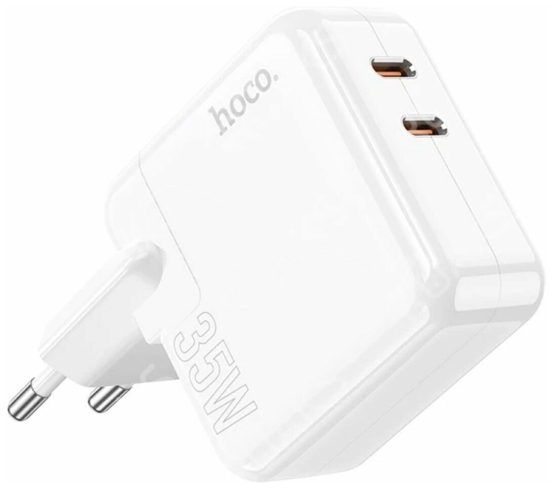 Сетевое зарядное устройство Hoco C110A Lucky PD35W+QC3.0 белый