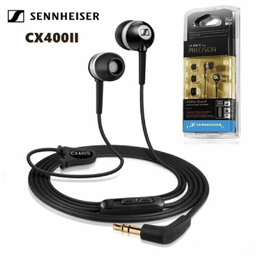 SENNHEISER Проводные наушники CX 400 - II Precision mini jack 35 mm чёрныйblack 261100₽