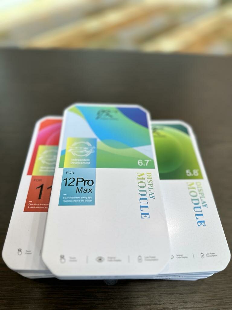 Дисплей для iPhone 12 Pro Max в сборе с тачскрином (чёрный) IN-CELL TFT JK — фото 1