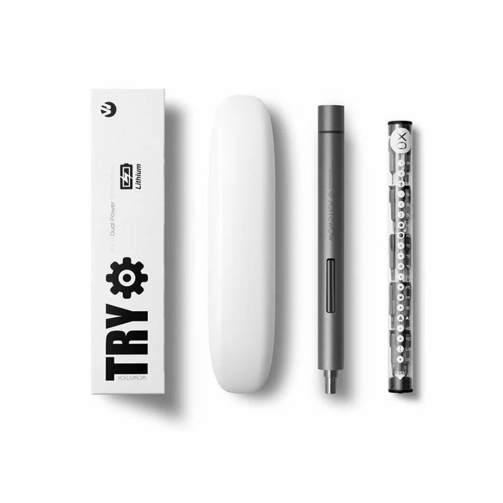 Отвертка электрическая умная Wowstick 1F + TRY Electric Screwdriver 20 in1