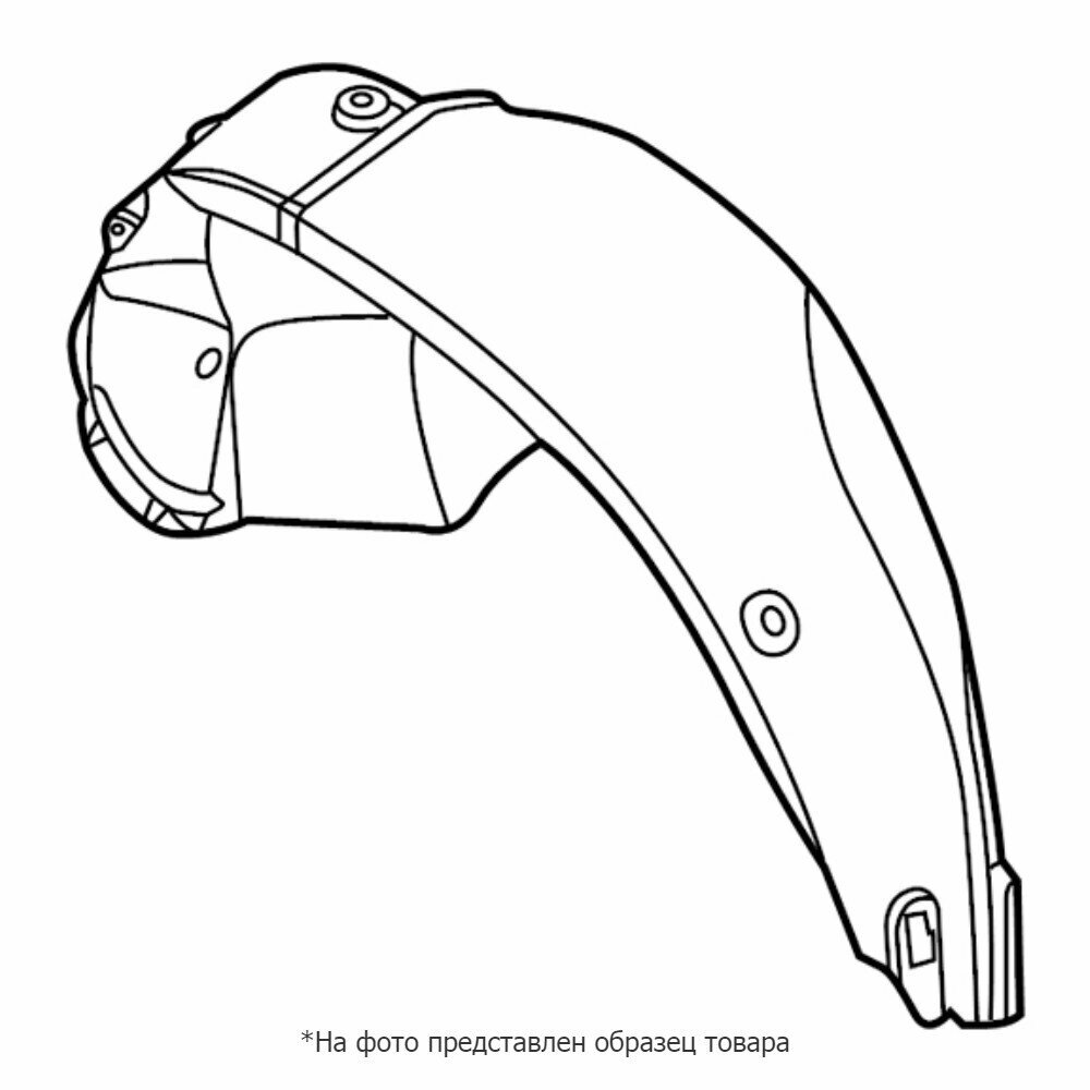 Подкрылок задний правый для Мерседес W202 1997-2001 год выпуска (Mercedes W202) TYG BZ11018BR